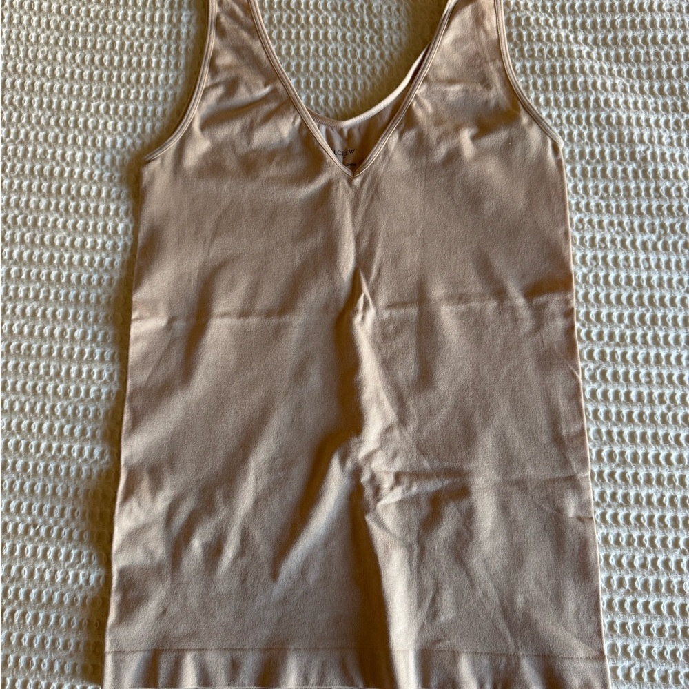 J. Crew Black and Nude Fitted Sleeveless Layering Tank Tops - size small - Picture 6 of 8